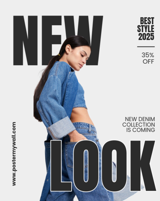 Modern & Minimal New Collection Fashion Instagram Portrait template