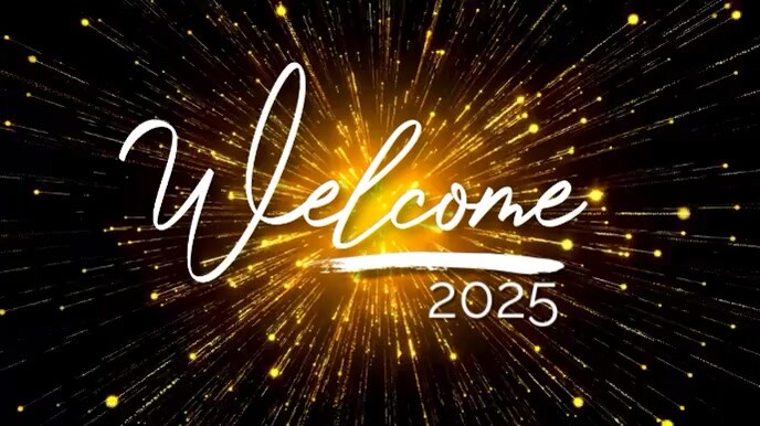 Modern & Minimal New Year Digital Display Digital Display (16:9 ...