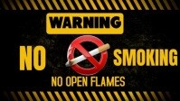 Modern & Minimal No Smoking Sign Youtube Thumbnail template