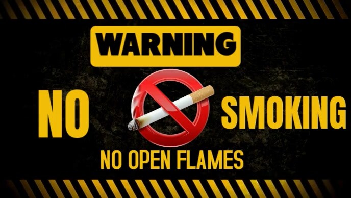 Modern & Minimal No Smoking Sign Youtube Thumbnail Isithonjana se-YouTube template