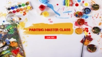 Modern & Minimal Painting Youtube Channel Cov template