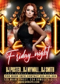 Modern & Minimal Party A6 template