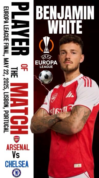 Modern & Minimal Player Of The Match  Instagram Story template