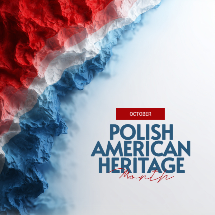 Plantilla de Modern & Minimal Polish American Heritage Month Instagram ...