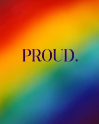 Modern & Minimal Pride Month Template Design  Instagram Portrait