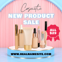 Modern & Minimal Product Cosmetics Instagram Post template