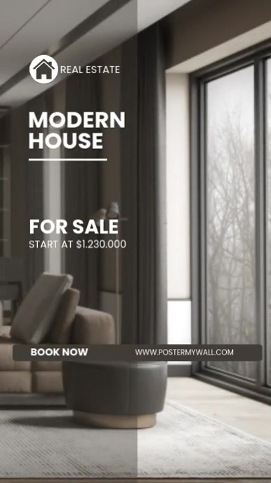 Copy of Modern & Minimal Real Estate Reel Instagram | PosterMyWall