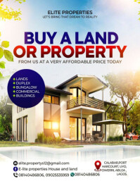 Modern & Minimal Real Estate Template  Flyer (us Letter)