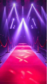 Roze Red Carpet Event Digitalt display Template