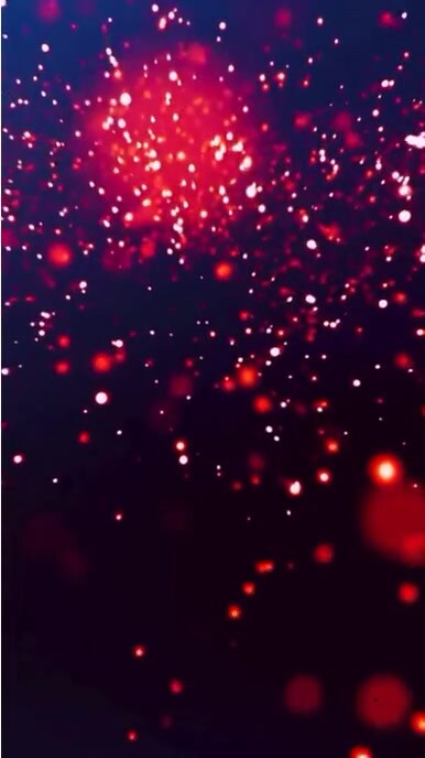 Modern & Minimal Red Glowing Particles Motion Background Video Loop Digital Display (9:16) template