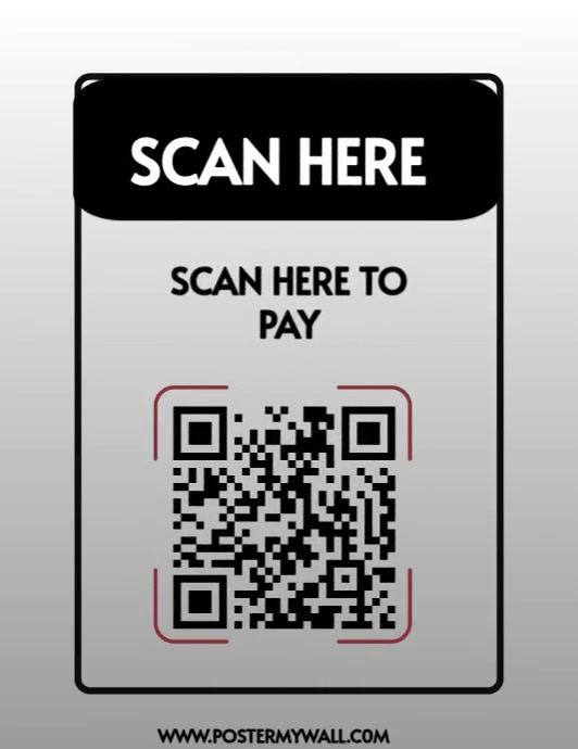 Modern & Minimal Scan Here Flyer (us Letter) template