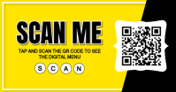 Modern & Minimal Scan Me  Facebook Shared Image template