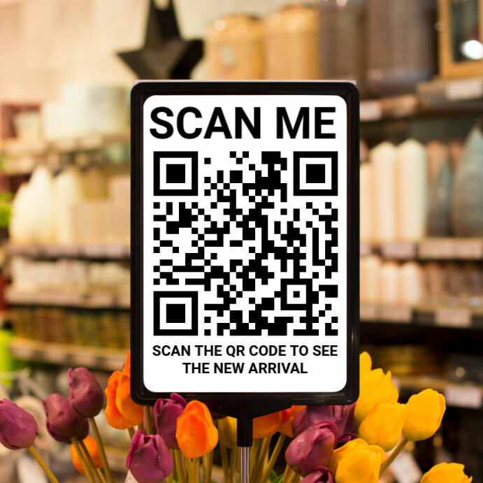 Copy of Modern & Minimal Scan Me Instagram Post | PosterMyWall