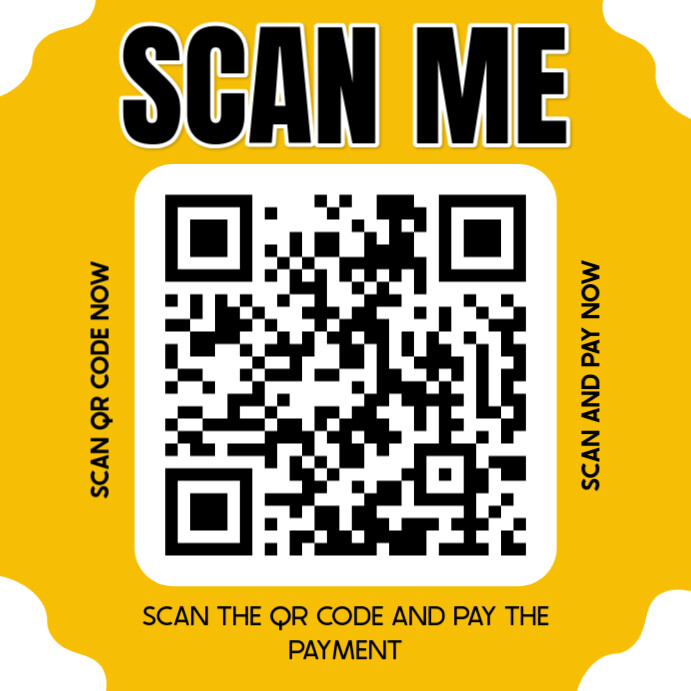 Modern & Minimal Scan Me Instagram Post template