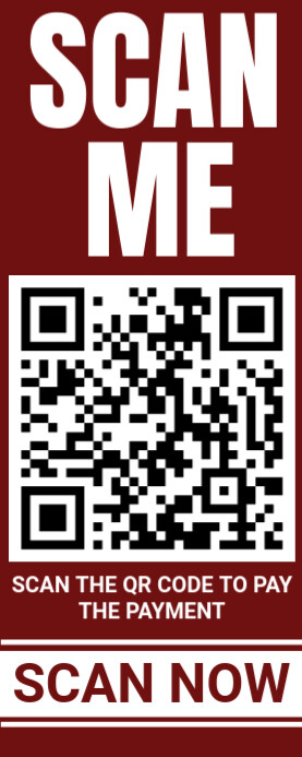 Copy of Modern & Minimal Scan Me Roll Up Banner 2' × 5' | PosterMyWall