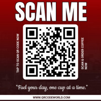 Modern & Minimal Scan Qr Code Instagram Post template