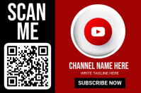 Modern & Minimal Scan Qr Code Label template