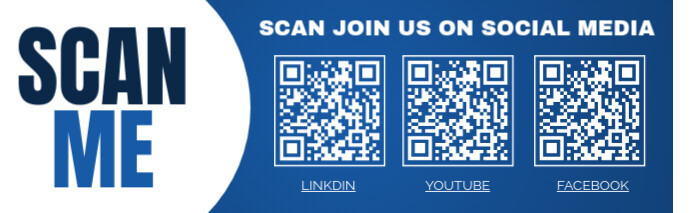 Modern & Minimal Scan Qr Code Linkedin Career Cover Photo template