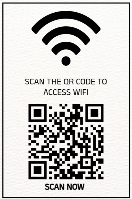 Modern & Minimal Scan Qr Code Poster Template | PosterMyWall