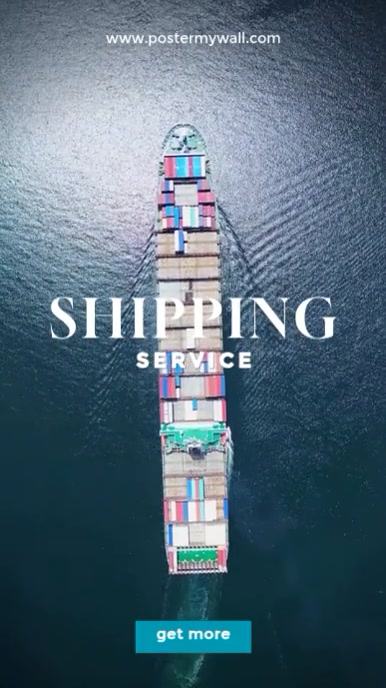 Copy of Modern & Minimal Shipping Service Animated Tampilan Digital (9: ...