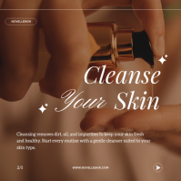 Orange Skincare Routine โพสต์บน Instagram Template - Page 2