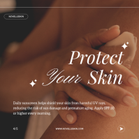 Orange Skincare Routine โพสต์บน Instagram Template - Page 4