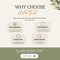White Skincare Promotion โพสต์บน Instagram Template - Page 3