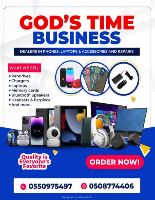 Modern & Minimal Small Business  Flyer (us Letter) template