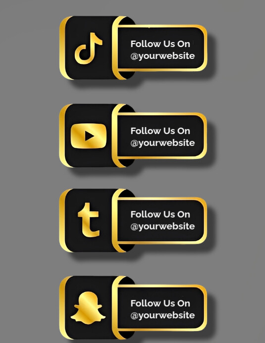 Modern & Minimal Social Media Highlight Icons Set Flyer (us Letter) template