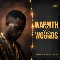 Modern & Minimal Soul Ink & Golden Nights (r&b) Album Cover template