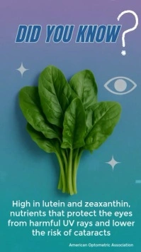 Modern & Minimal Spinach fun fact Instagram Reel template