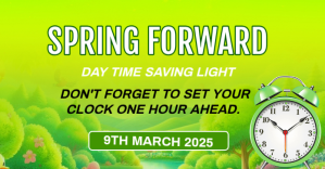 Modern & Minimal Spring Forward Template Design Facebook Ad