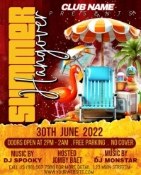 Modern & Minimal Summer Instagram Portrait template