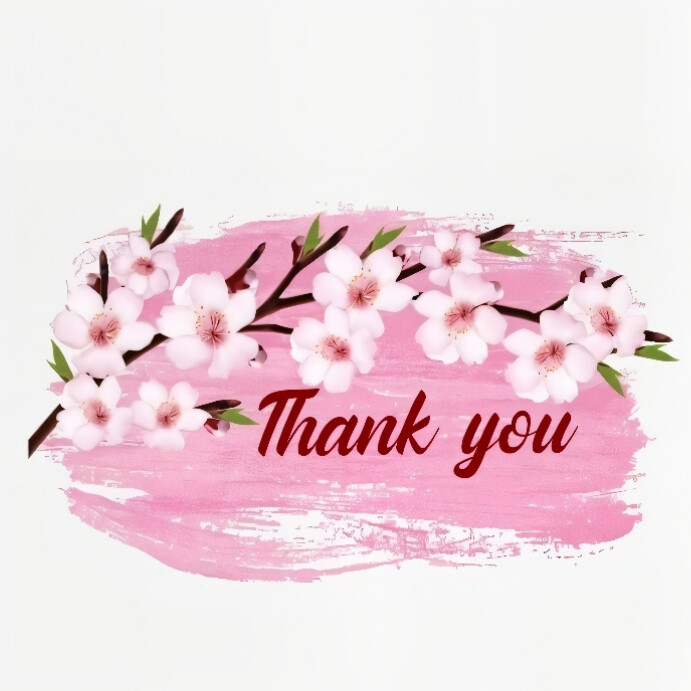 Copy of Modern & Minimal Thank You Instagram Post | PosterMyWall