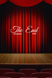 Modern & Minimal The End Movie Poster Poster template