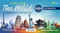 Modern & Minimal Travel Promotion Digital Display Video template
