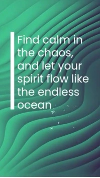 Modern & Minimal Turquoise-inspired Quote Instagram Reel template