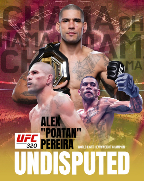 Copy of Modern & Minimal Ufc 320 Champion Alex Poatan Pereira Instagram ...