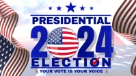 Modern & Minimal Us 2024 Presidental Election Twitter Post template