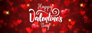 Modern & Minimal Valentine's Day Facebook Cover Photo Facebook-coverfoto template