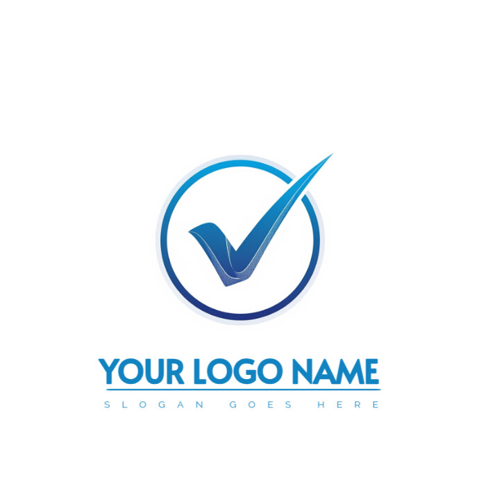 Modern & Minimal Verified Badge Verification Checkmark Official Approval Tick Within Circle Trusted Logo template