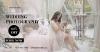 Modern & Minimal Wedding Photography Facebook template
