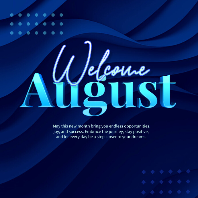 Mon Welcome Monthly Welcome Instagram Ad Template | PosterMyWall