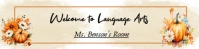 Modern & Minimal Welcome Class Google Classroom Banner template