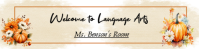 Modern & Minimal Welcome Class Google Classroom Banner template