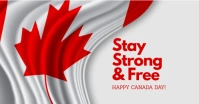 Modern & Minimal White Red Simple Bold Canada Day Facebook Post (facebook Ad) Facebook Shared Image template