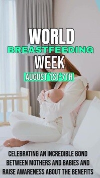 Modern & Minimal World Breastfeeding Week Instagram Story template
