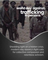 Modern & Minimal World Day Against Trafficking In Persons Instagram Portrait template