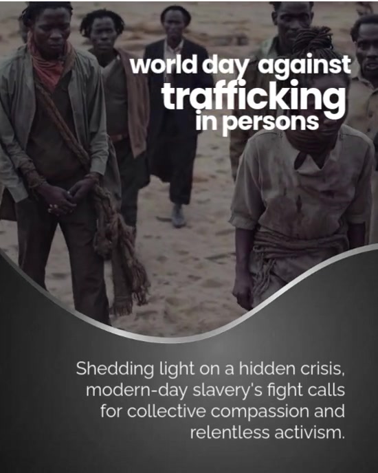 Modern & Minimal World Day Against Trafficking In Persons Instagram Portrait template