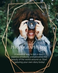 Modern & Minimal World Photography Day Instagram Video Portrait template